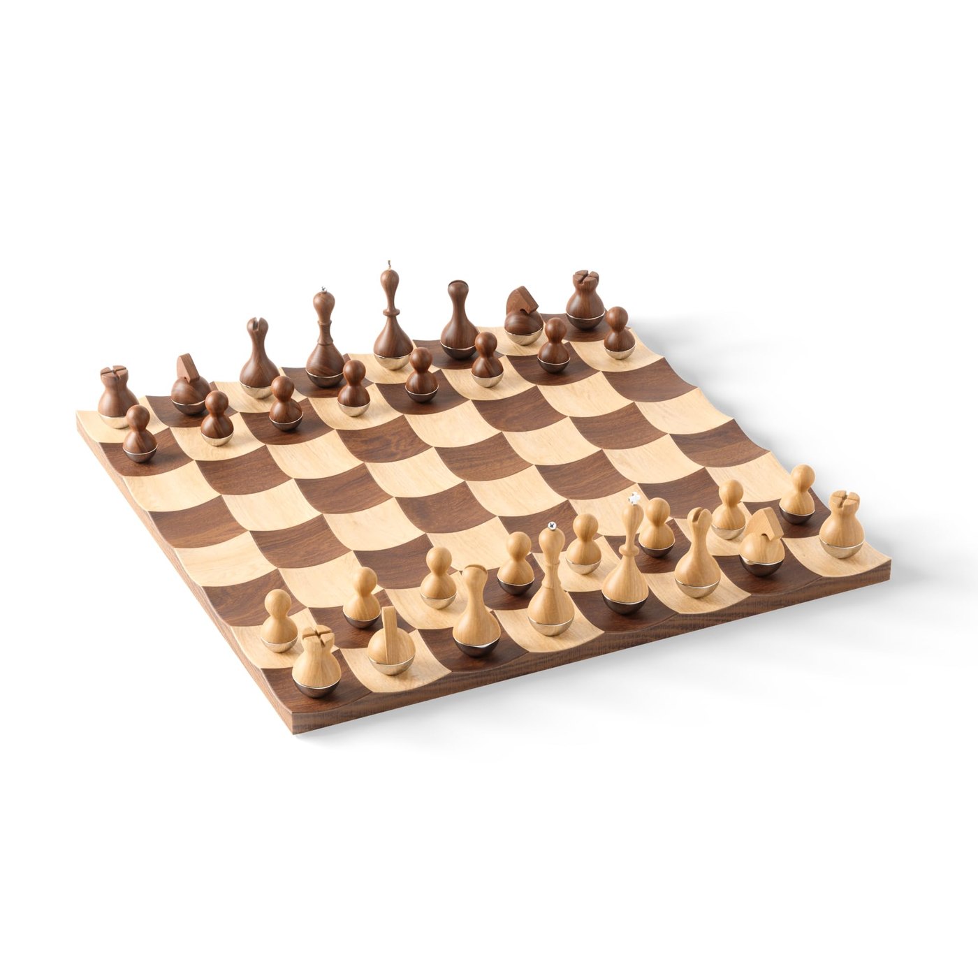 Umbra Wobble designer chess set
